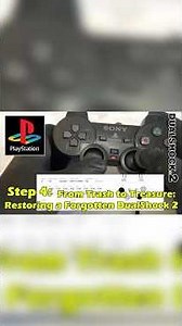 From Trash to Treasure: Restoring a DualShock 2 4/4 #asmr #diy #sony #playstation #restoration