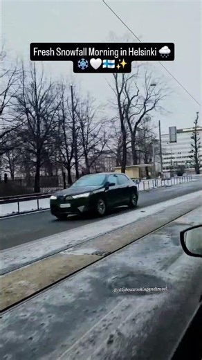 FreshSnowfall #HelsinkiWinter |WinterInFinland SnowyDay #NordicVibes #shorts #short #shortfeed