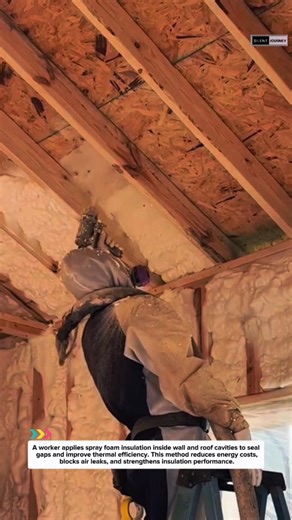 Spray Foam Insulation Process 🔥 | Ultimate Home Energy Saving Hack