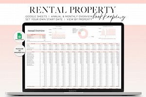 Rental Property Spreadsheet, Multi-property Income & Expense Tracker, Rental Property Bookkeeping Google Sheets Template, Property Analyzer - Etsy