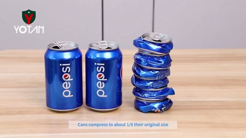 YOTAN Electric Can Crusher, Automatic Can Crushers for Recycling 12oz&16oz Cans, Can Crusher Electric, Wall Mounted, Can Smasher for Recycling Aluminum Seltzer, Soda, Cola, Beer Cans