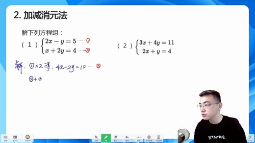 方程体系第04讲--二元一次方程组