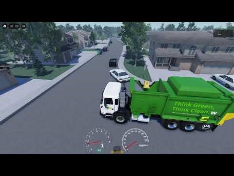 Roblox Garbage Truck - Waste Management - McNeilus ZR - Sandy Remastered