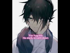 Ray x listener ray have panic attack and u try to comfort him