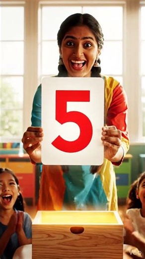 Learn Numbers 5 | Counting for Kids | Fun Cartoon Learning Video