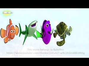Finding Dory Finger Family Nursery Rhymes Song Learning Colors for Kids with Finding Dory