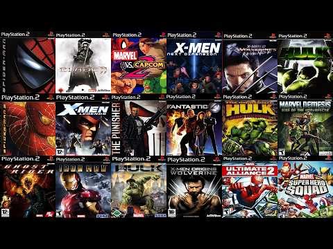 All Marvel Super Hero Games on PlayStation 2 (2002 - 2009)