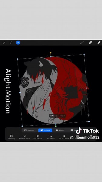 First Time Animated: OC Creation Process in Procreate