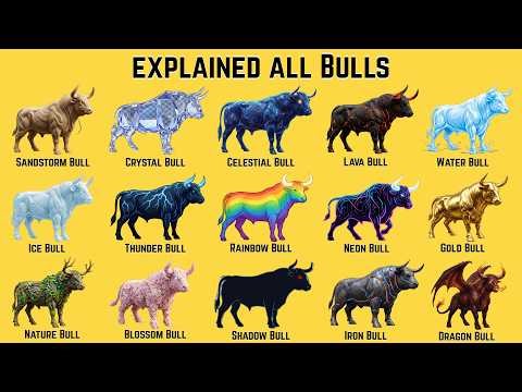 Explained All Bulls 🐂 | Real, Elemental & Mythical Bull Types Comparison