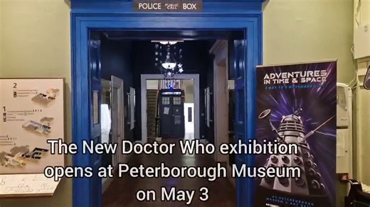 Dr Who exhibition at Peterborough Museum
