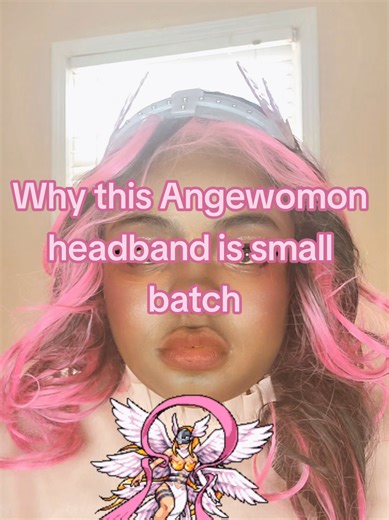 I’m only opening 40 preorder spots for this Angewomon headband 👼💗 It’s limited because I care about quality... not hype. Small batch, made intentionally, by an artist who grew up loving Digimon. Was Angewomon your favorite too? #angewomon #digimon #animemerch #smallbusiness #preorder