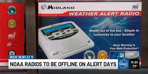 System upgrades to put NOAA weather radios offline despite threat of severe weather