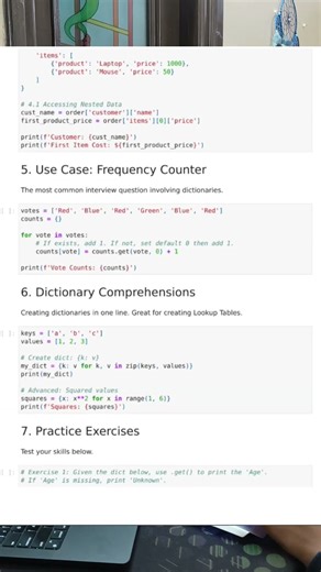 Learn dictionaries in python with practice in this jupyter nb #data #datascience #dataanalytics