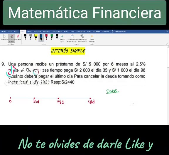 Matemática financiera con Diego. #GeekTok #matematica #piuratiktok #financieras #interescompuesto #amortizacion #matema #2023 #ecuacionesdevaloresequivalentes #unp #finanzas #matematicafinanciera #flujodecaja #piura #matematicas #matematicastiktok #unpocodetodo #2023 #tir #matematicafinanciera #unpocodetodo #piuratiktok #financiera