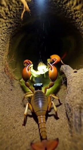 Micro Camera Mounted on Scorpion