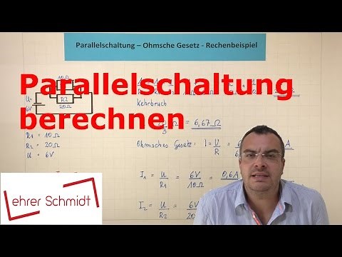 Calculate parallel circuit - partial current - equivalent resistance | Physics - Electricity