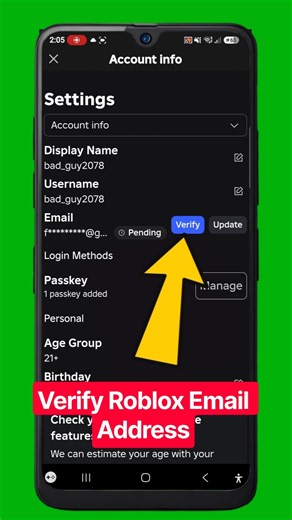 How to Verify Your Roblox Email Address ✅ | Roblox Email Verification