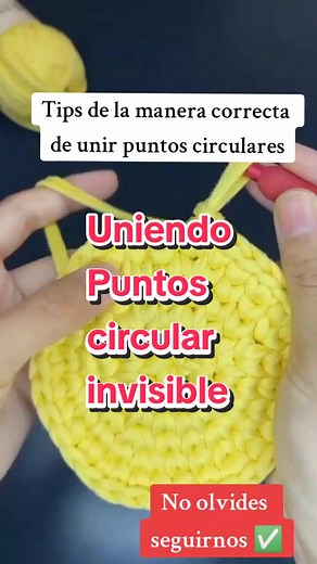 Uniendo Puntos Invisible: Tutorial de Crochet Paso a Paso
