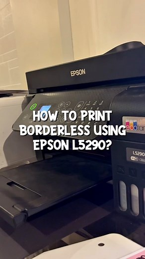 How to print borderless using Epson L5290. #tutorial #printersetup #howto | Crafty Kirsten