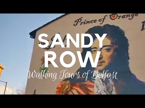 Sandy Row - King Billy Mural - Walking Tours of Belfast