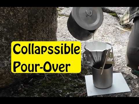 iKoffy Collapsible Stainless Steel Pour Over Coffee Maker