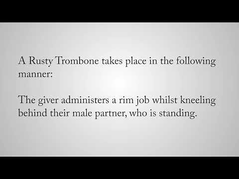 Rusty Trombone Definition - Sexual Slang - Dirty Definitions