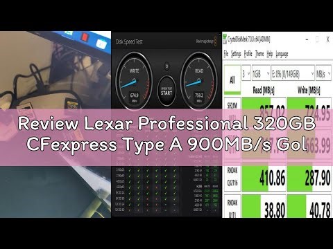 Review Lexar Professional 320GB CFexpress Type A 900MB/s Gold Series Card