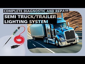 How to properly diagnose and repair semi trailer lights issue.