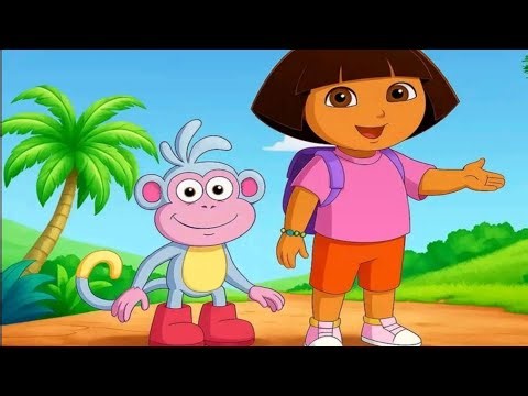 How to draw dora and boots