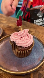 809K views · 19K reactions | Happy Valentine’s! Rose Honey made Hot Chocolate Cupcakes! 療 Find our Keto Hot Chocolate on www.ShopFlavCity.com so you can make this recipe! Use code CUPCAKES for 20% off all our Keto Hot Chocolates  Recipe is in the comments! | BobbyParrish | Facebook