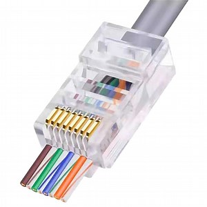 [Hot Item] Modular Connector CAT6 UTP 8p8c Rg45 Rj 45 Plug Pass Through RJ45 Connector Ez CAT6 connector