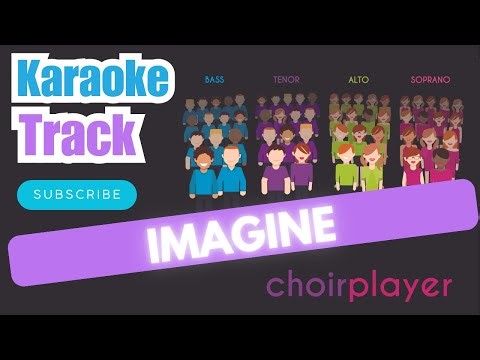 Imagine - John Lennon - Backing Karaoke Lyric Track