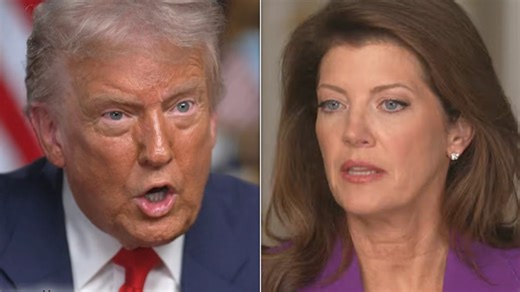 Trump Gloats In Norah O'Donnell's Face During Unaired '60 Minutes' Portion