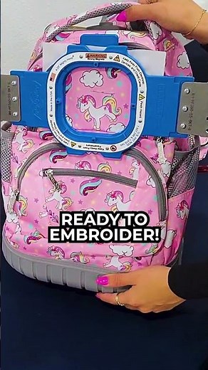 Customize A Backpack With Embroidery! | Happy Japan Embroidery Machines #embroiderymachines