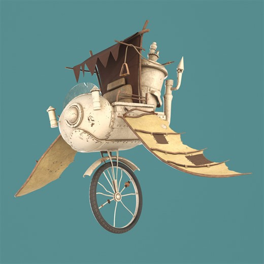 steampunk aircraft, Nasrin Nayeri