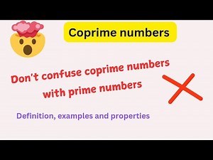 😳What are coprime numbers❓| Which are coprimes❓| Definition and examples #coprimenumbers #mathseasy