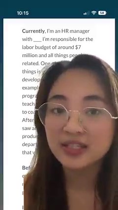 Grade 12 immersion job interview tips #speechwithgia #jobinterview #interview | Gianna Abao