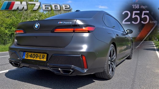BMW M760e – 0-100, 100-200, Top Speed & Autobahn POV Sound Test