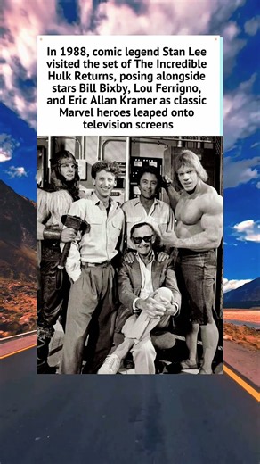 Stan Lee & The Cast of The Incredible Hulk Returns: 1988 🦸‍♂️ #StanLee #IncredibleHulk #1980s
