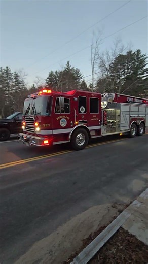 5 Engine 3 returning from the motor vehicle accident #automobile #fire #firefighter #shorts