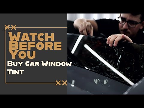 Watch this before you buy car window tint! In Depth Ceramic Car Window Tint Install