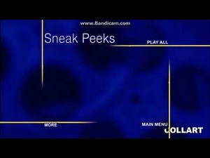 Sneak Peeks Menu Template (October 2004; November 2, 2004-March 22, 2005) (FEEL FREE TO USE!)