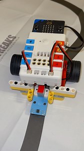 Line Tracking Car .. @elecfreaks_official Nezha Inventor’s Kit #elecfreaks #elecfreaksofficial #nezha #nezhav2 #robotics #lego #legomindstorms #legorobotics #experiment #robotic #diy #stem #legotechnic #automation #cars | Bricks Master Builders