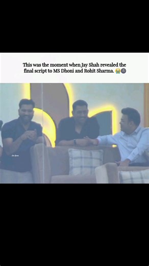 When Jay Shah revealed the final script to MS Dhoni and Rohit Sharma. 😭 #shorts #t20worldcup