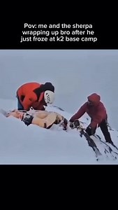 When the mountains remind us who’s in charge ❄️⛰️ Frozen moments on the way to greatness — raw, real, and unforgettable. 🧊✨ 🎥 monscor #K2BaseCamp #MountaineeringLife #AdventureCulture #MountainDreams #ClimbersJourney #NatureVibes #IceAndSnow #HikingAdventures #EpicMountains #FrozenBeauty #SummitGoals #HighAltitude #TrekkingLife | 𝐊𝟐 𝐁𝐀𝐒𝐄 𝐂𝐀𝐌𝐏