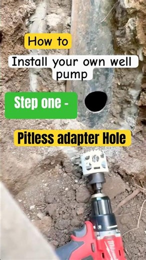 Do it yourself- pitless adapter ￼#doityourself #well #howto #buildyourown #excellentwork #help