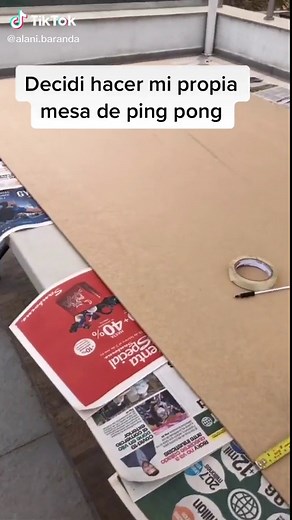Cómo hacer una mesa de ping pong en casa