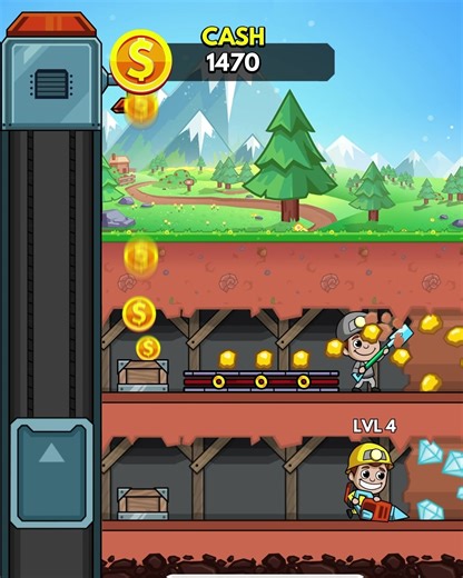 15 reactions | Mine minerals, manage your production and build a mining empire!  | Idle Miner Tycoon | Facebook