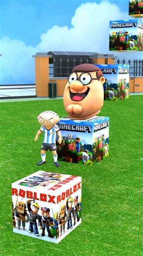 Roblox vs Minecraft part 2 Family Guy do voi pacman Abby Saja #familguy #funny #trend