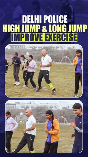Delhi Police Girls High Jump & Long Jump Improve Exercise || CPO Physical 2025 #highjump #longjump
